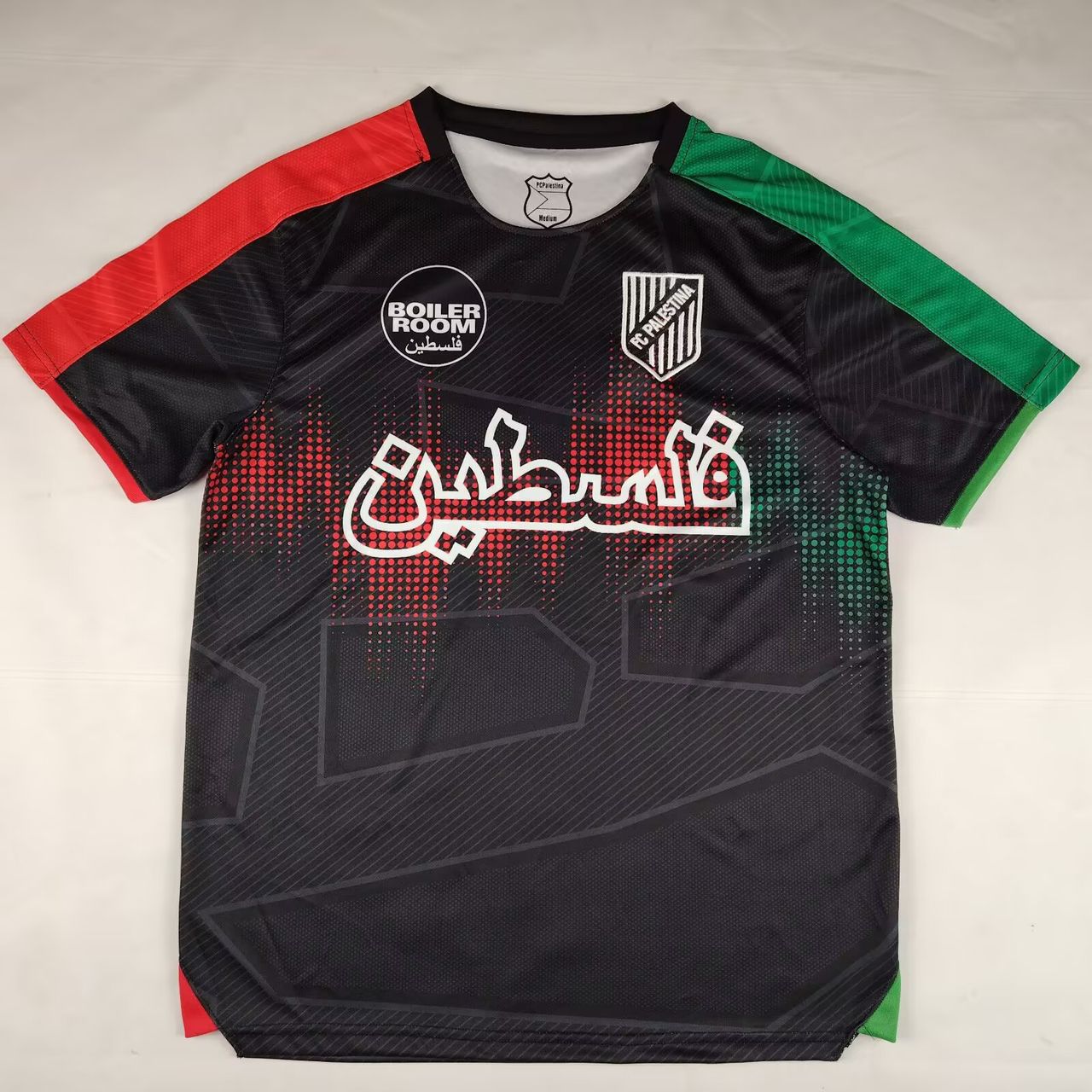 Palestine Football-Inspired Jersey – Blackout Edition 🇵🇸⚽️